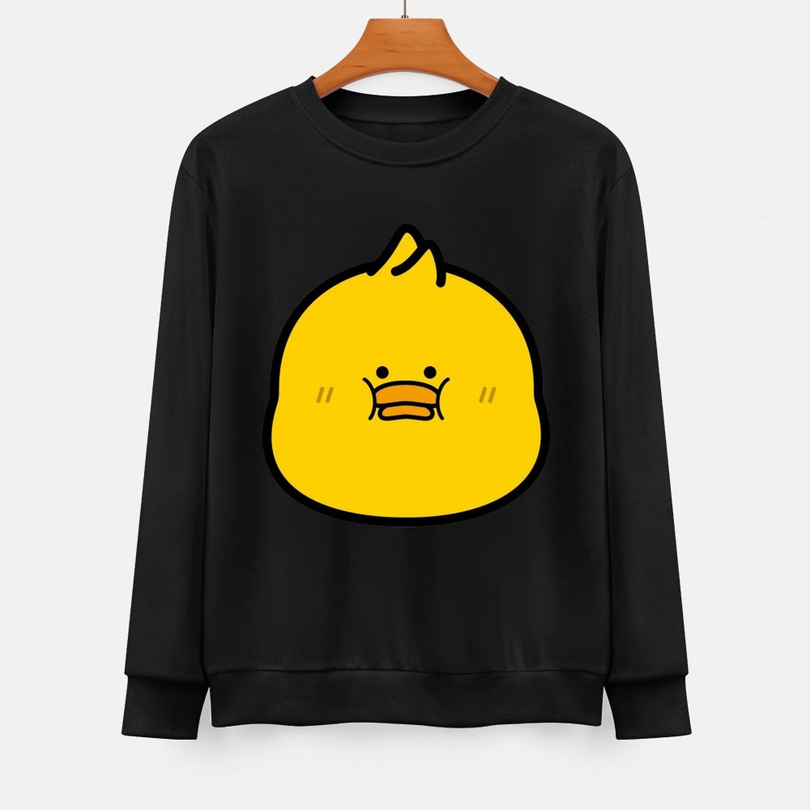 Front Patterned Long Sleeve TopSoftFeel Reliable